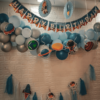 space theme balloon decoration