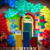 lego theme birthday decoration